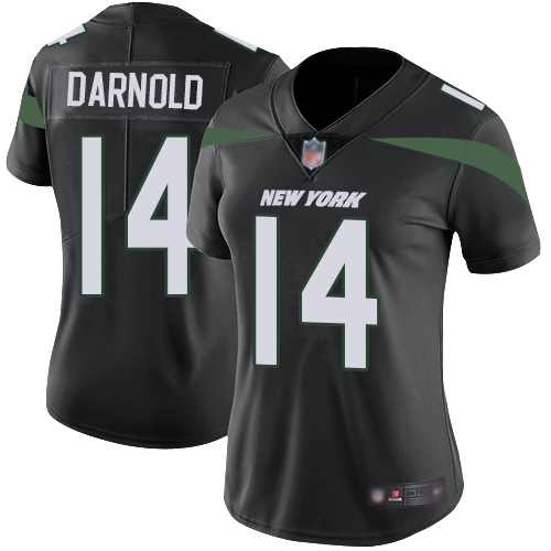 New York Jets Limited Black Women Sam Darnold Alternate Jersey NFL Football #14 Vapor Untouchable->women nfl jersey->Women Jersey